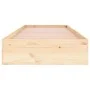Solid wood bed frame 75x190 cm by vidaXL, Beds and slatted bases - Ref: Foro24-820062, Price: 73,98 €, Discount: %