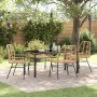 Conjunto de Comedor de Jardín 5 pcs Marrón ratán sintético en Sillas de jardín | Comprar online en Foru.es
