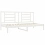 Sofá cama madera maciza de pino blanco 90x200 cm de vidaXL, Camas y somieres - Ref: Foro24-3108057, Precio: 124,34 €, Descuen...