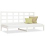 Sofá cama madera maciza de pino blanco 80x200 cm de vidaXL, Camas y somieres - Ref: Foro24-3108208, Precio: 134,87 €, Descuen...