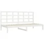 Sofá cama madera maciza de pino blanco 80x200 cm de vidaXL, Camas y somieres - Ref: Foro24-3108208, Precio: 132,88 €, Descuen...