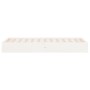 Estructura de cama madera maciza individual blanco 75x190 cm de vidaXL, Camas y somieres - Ref: Foro24-820063, Precio: 87,91 ...