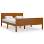 Estructura de cama madera maciza pino marrón miel 120x200 cm de vidaXL, Camas y somieres - Ref: Foro24-322190, Precio: 95,31 ...