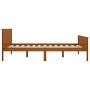 Estructura de cama madera maciza pino marrón miel 120x200 cm de vidaXL, Camas y somieres - Ref: Foro24-322190, Precio: 95,31 ...