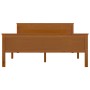 Estructura de cama madera maciza pino marrón miel 120x200 cm de vidaXL, Camas y somieres - Ref: Foro24-322190, Precio: 95,31 ...