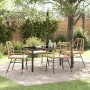 Conjunto de Comedor de Jardín 5 pcs Marrón ratán sintético en Sillas de jardín | Comprar online en Foru.es