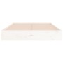 Estructura de cama madera maciza blanca 120x200 cm de vidaXL, Camas y somieres - Ref: Foro24-820048, Precio: 119,15 €, Descue...
