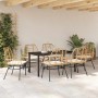 Conjunto de Comedor de Jardín 7 pcs Marrón ratán sintético en Sillas de jardín | Comprar online en Foru.es