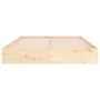 Solid wood bed frame 150x200 cm by vidaXL, Beds and slatted bases - Ref: Foro24-820037, Price: 106,64 €, Discount: %