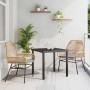 Conjunto de Comedor de Jardín 3 pcs Marrón ratán sintético en Sillas de jardín | Comprar online en Foru.es