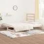 Sofá cama extraíble madera maciza de pino 2x(90x190) cm de vidaXL, Camas y somieres - Ref: Foro24-3108312, Precio: 135,47 €, ...