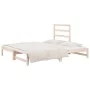 Sofá cama extraíble madera maciza de pino 2x(90x190) cm de vidaXL, Camas y somieres - Ref: Foro24-3108312, Precio: 135,47 €, ...