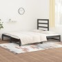 Sofá cama extraíble madera maciza de pino gris 2x(90x200) cm de vidaXL, Camas y somieres - Ref: Foro24-3108304, Precio: 181,0...