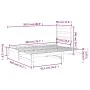 Sofá cama extraíble madera maciza de pino gris 2x(90x200) cm de vidaXL, Camas y somieres - Ref: Foro24-3108304, Precio: 178,2...