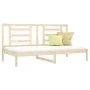 Sofá cama madera maciza de pino 90x200 cm de vidaXL, Camas y somieres - Ref: Foro24-3108056, Precio: 106,99 €, Descuento: %
