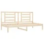 Sofá cama madera maciza de pino 90x200 cm de vidaXL, Camas y somieres - Ref: Foro24-3108056, Precio: 106,99 €, Descuento: %