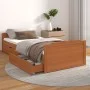 Bed frame with drawers solid brown pine wood 90x200 cm by vidaXL, Beds and slatted bases - Ref: Foro24-322161, Price: 216,60 ...