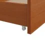 Bed frame with drawers solid brown pine wood 90x200 cm by vidaXL, Beds and slatted bases - Ref: Foro24-322161, Price: 216,60 ...