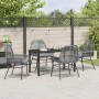 Conjunto de Comedor de Jardín 5 pcs Gris ratán sintético en Sillas de jardín | Comprar online en Foru.es