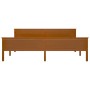 Estructura de cama madera maciza pino marrón miel 200x200 cm de vidaXL, Camas y somieres - Ref: Foro24-322194, Precio: 108,34...