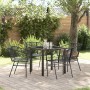 Conjunto de Comedor de Jardín 5 pcs Negro ratán sintético en Sillas de jardín | Comprar online en Foru.es
