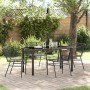 Conjunto de Comedor de Jardín 5 pcs Negro ratán sintético en Sillas de jardín | Comprar online en Foru.es