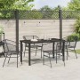 Conjunto de Comedor de Jardín 5 pcs Negro ratán sintético en Sillas de jardín | Comprar online en Foru.es