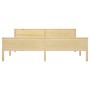 Estructura de cama madera maciza de pino 200x200 cm de vidaXL, Camas y somieres - Ref: Foro24-322180, Precio: 106,71 €, Descu...
