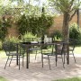 Conjunto de Comedor de Jardín 5 pcs Negro ratán sintético en Sillas de jardín | Comprar online en Foru.es