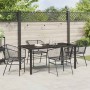 Conjunto de Comedor de Jardín 5 pcs Negro ratán sintético en Sillas de jardín | Comprar online en Foru.es