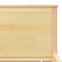 Estructura de cama madera maciza de pino 100x200 cm de vidaXL, Camas y somieres - Ref: Foro24-322175, Precio: 73,52 €, Descue...