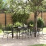 Conjunto de Comedor de Jardín 7 pcs Negro ratán sintético en Sillas de jardín | Comprar online en Foru.es