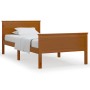 Estructura de cama madera maciza pino marrón miel 100x200 cm de vidaXL, Camas y somieres - Ref: Foro24-322189, Precio: 100,05...