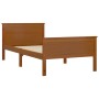 Estructura de cama madera maciza pino marrón miel 100x200 cm de vidaXL, Camas y somieres - Ref: Foro24-322189, Precio: 100,05...