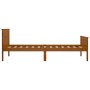 Estructura de cama madera maciza pino marrón miel 100x200 cm de vidaXL, Camas y somieres - Ref: Foro24-322189, Precio: 100,05...