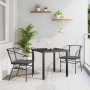 Conjunto de Comedor de Jardín 3 pcs Negro ratán sintético en Sillas de jardín | Comprar online en Foru.es