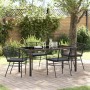 Conjunto de Comedor de Jardín 5 pcs Negro ratán sintético en Sillas de jardín | Comprar online en Foru.es