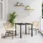 Conjunto de Comedor de Jardín 3 pcs Marrón ratán sintético en Sillas de jardín | Comprar online en Foru.es