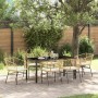 Conjunto de Comedor de Jardín 7 pcs Marrón ratán sintético en Sillas de jardín | Comprar online en Foru.es