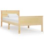 Estructura de cama madera maciza de pino 90x200 cm de vidaXL, Camas y somieres - Ref: Foro24-322174, Precio: 136,05 €, Descue...