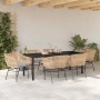 Conjunto de Comedor de Jardín con cojín 7 pcs Marrón en Sillas de jardín | Comprar online en Foru.es