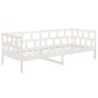 Sofá cama madera maciza de pino blanco 80x200 cm de vidaXL, Camas y somieres - Ref: Foro24-820213, Precio: 142,59 €, Descuent...