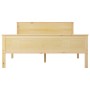Estructura de cama madera maciza de pino 120x200 cm de vidaXL, Camas y somieres - Ref: Foro24-322176, Precio: 99,43 €, Descue...