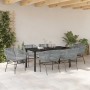 Conjunto de Comedor de Jardín con cojín 7 pcs Gris en Sillas de jardín | Comprar online en Foru.es