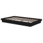Estructura de cama madera maciza negro 120x200 cm de vidaXL, Camas y somieres - Ref: Foro24-819906, Precio: 164,79 €, Descuen...