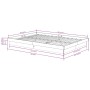 Estructura de cama madera maciza negro 120x200 cm de vidaXL, Camas y somieres - Ref: Foro24-819906, Precio: 164,79 €, Descuen...