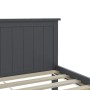 Estructura de cama madera maciza de pino gris 100x200 cm de vidaXL, Camas y somieres - Ref: Foro24-322203, Precio: 85,60 €, D...