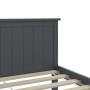 Estructura de cama madera maciza de pino gris 200x200 cm de vidaXL, Camas y somieres - Ref: Foro24-322208, Precio: 161,91 €, ...