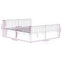 Estructura de cama madera maciza de pino gris 200x200 cm de vidaXL, Camas y somieres - Ref: Foro24-322208, Precio: 161,91 €, ...