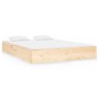 Estructura de cama madera maciza 120x190 cm de vidaXL, Camas y somieres - Ref: Foro24-820072, Precio: 99,09 €, Descuento: %